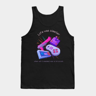 Retro Joystick Gamer Tank Top